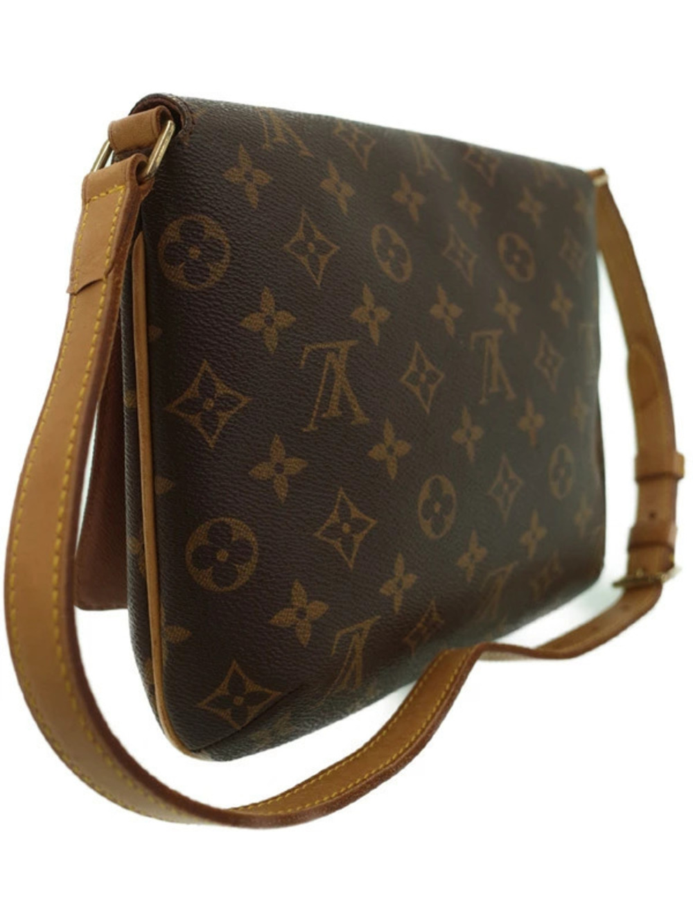 Louis Vuitton Short Shoulder Bag Monogram Musette Tango Brown